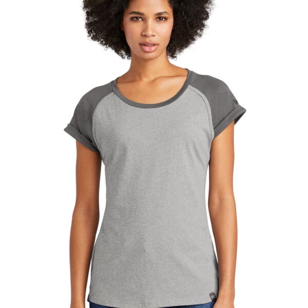 Ladies Heritage Blend Varsity Tee Thumbnail